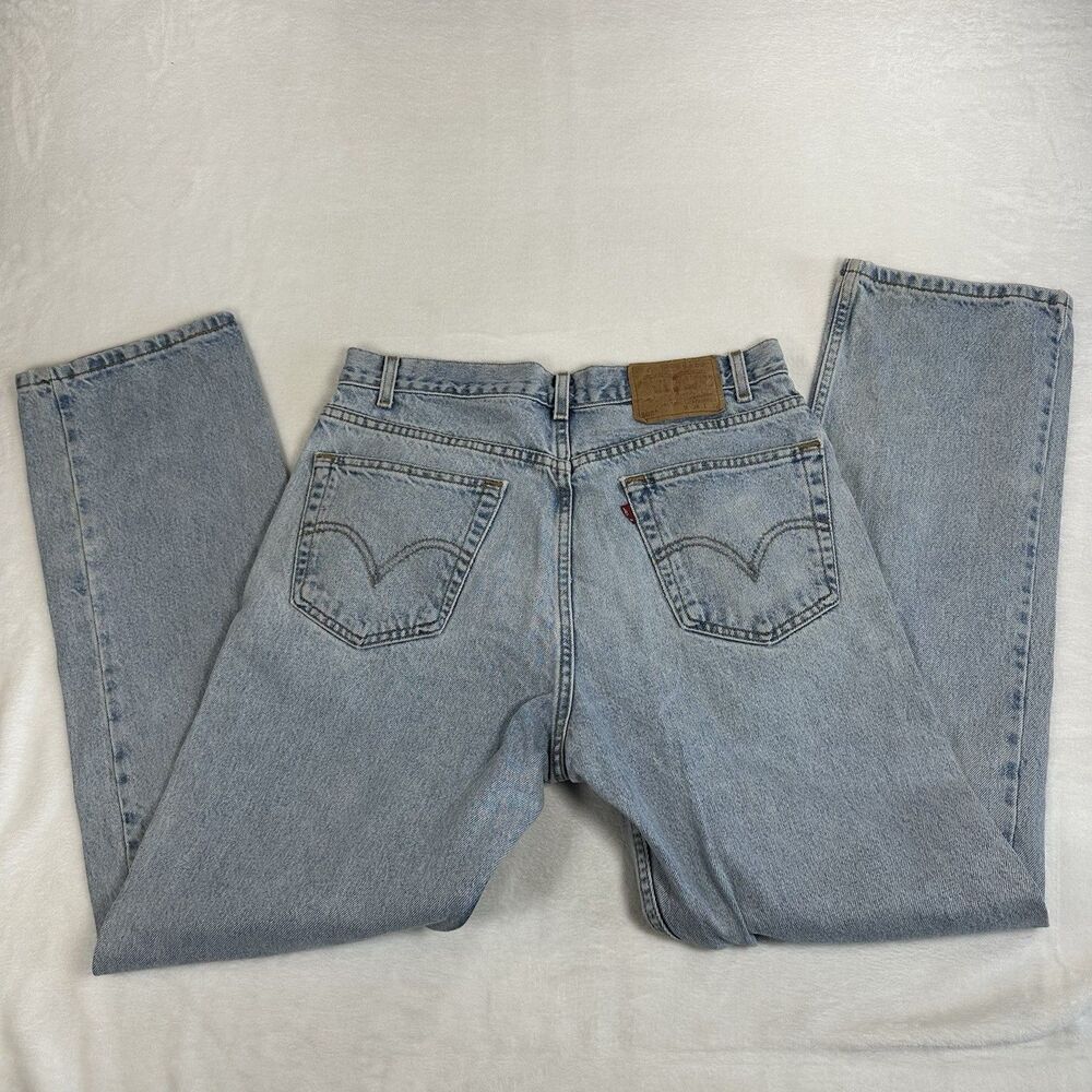 Levi’s 505 Regular Fit Jeans Men’s 34x32 Light Wash Straight Leg 100% Cotton